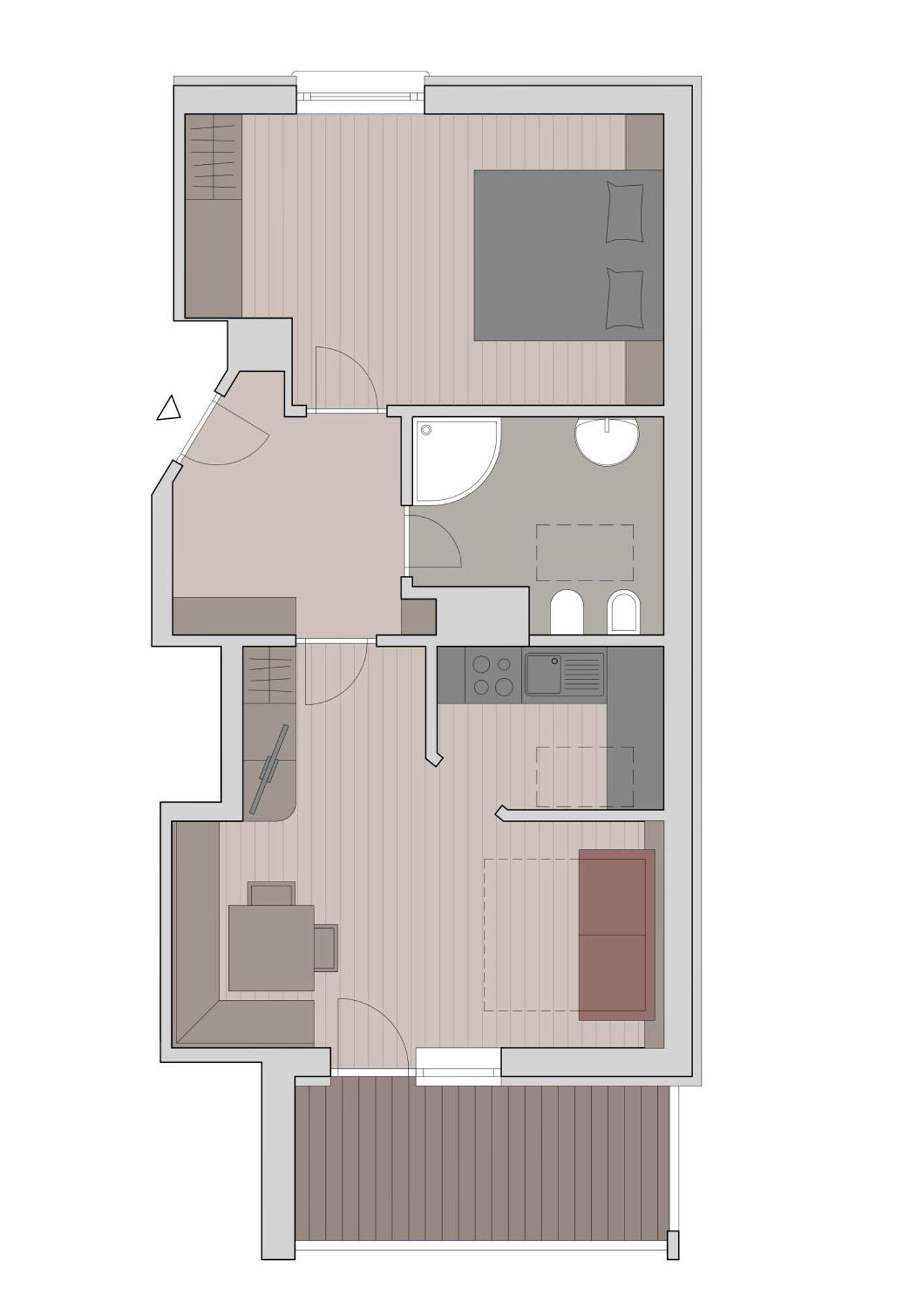 Residence Tombla Ortisei Rom bilde